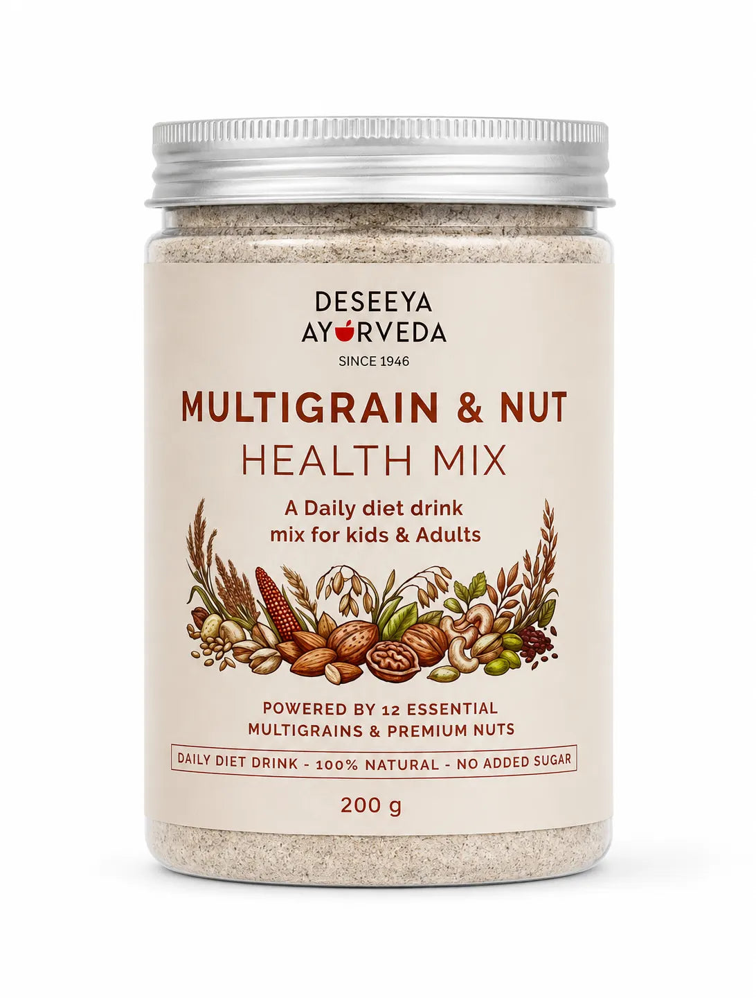 Deseeya Ayurveda Multigrain & Nut Health Mix - 200g