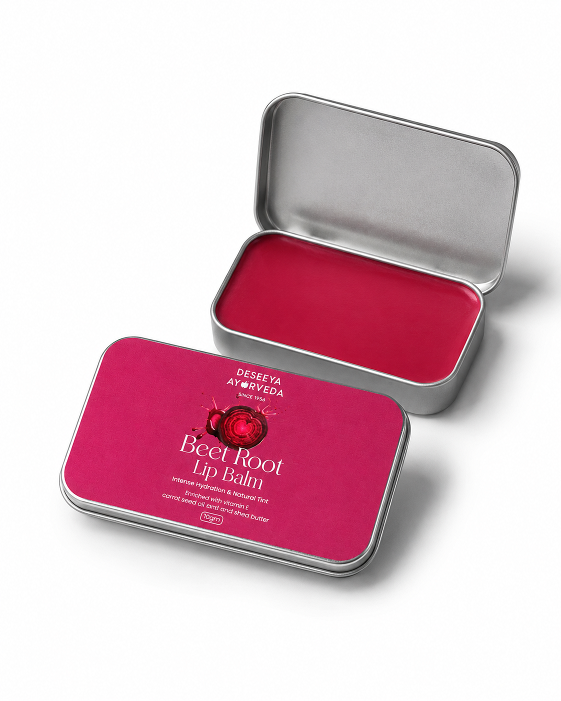 Beetroot lip balm